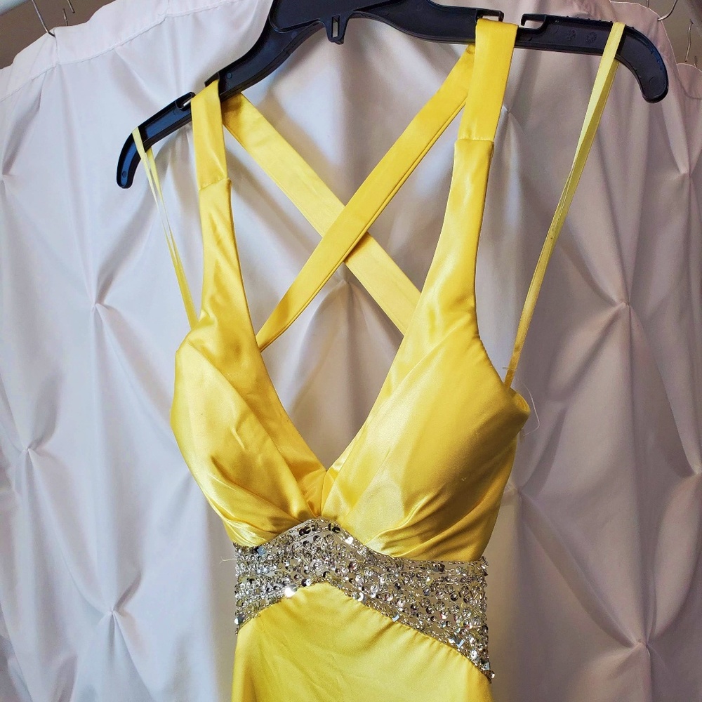 Open Back Prom Dress